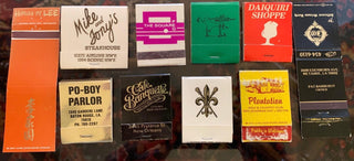 Louisiana Matchbooks, 10 total (GROUP C)