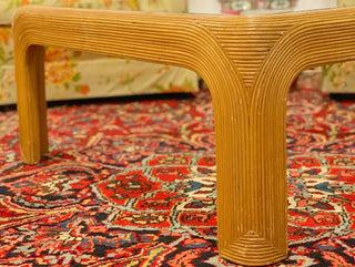 Palm Beach Pencil Reed Coffee Table (1970)