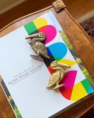 Brass Pelican Figurine Bottle Opener (1970)