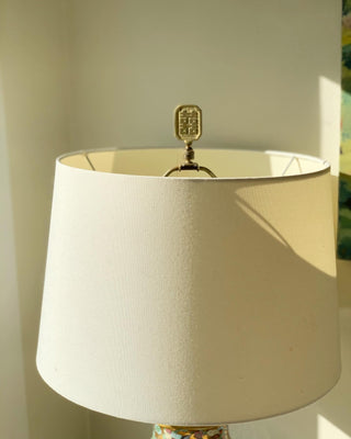 Butterfly Famille Rose Chinoiserie Lamp