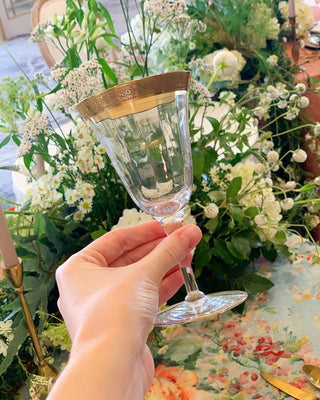 22K Gold Rimmed Goblets (1940)