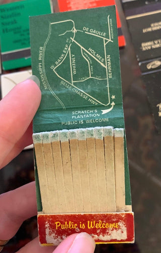 Louisiana Matchbooks, 10 total (GROUP C)