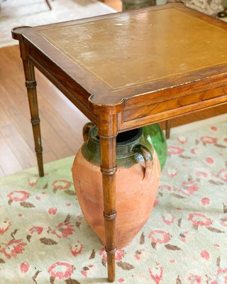 Faux Bamboo & Burlwood Game Table (1970)