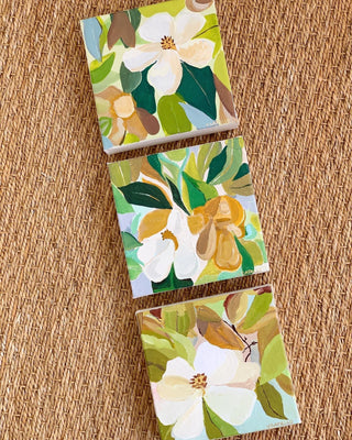 “Magnolia Acrylic Original Art, Part II” by Victoria C. Designs