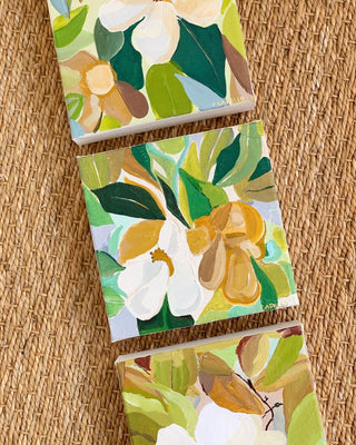 “Magnolia Acrylic Original Art, Part II” by Victoria C. Designs