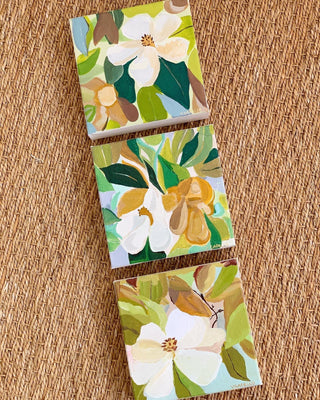 "Magnolia Acrylic Original Art, Part I" by Victoria C. Designs