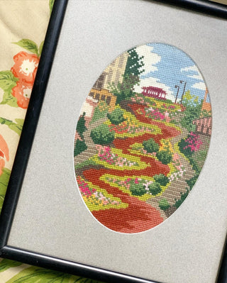 Lombard Street, San Francisco Textile Art (1970)
