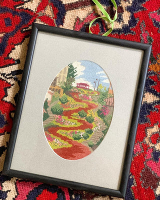 Lombard Street, San Francisco Textile Art (1970)