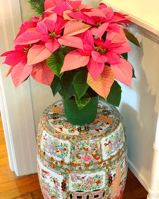 Rose Medallion Garden Stool