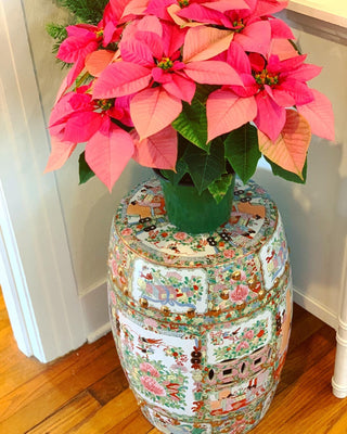 Rose Medallion Garden Stool
