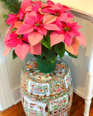 Rose Medallion Garden Stool