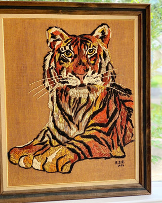 Extra-Large Crewel Tiger
