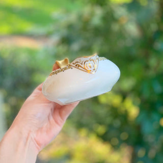 Limoges Greek Key Creamer