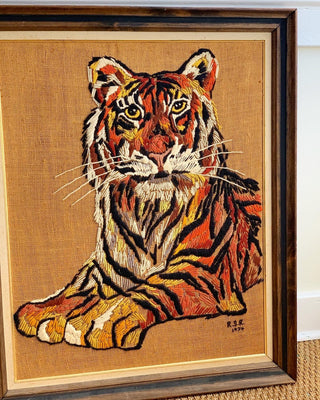 Extra-Large Crewel Tiger