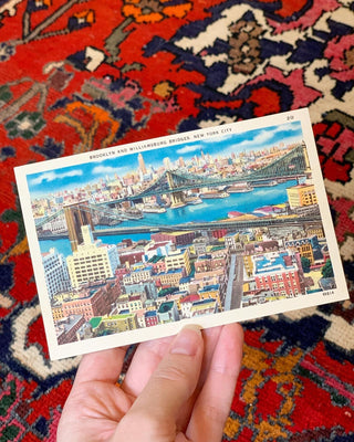 Set of Antique New York City Postcards (1940s)