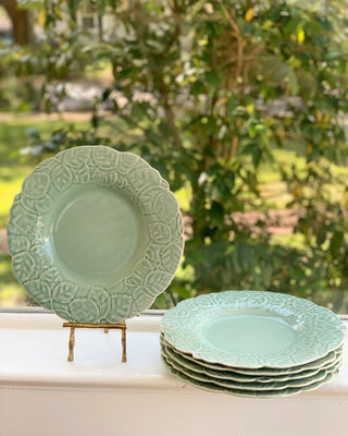 Majolica Bordallo Plates (Set of 6)
