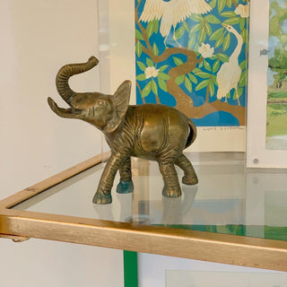 Vintage Brass Elephant