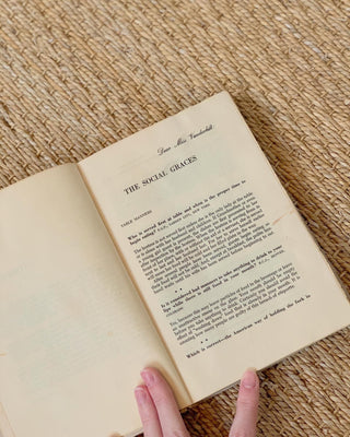 Vintage 1956 Etiquette Book
