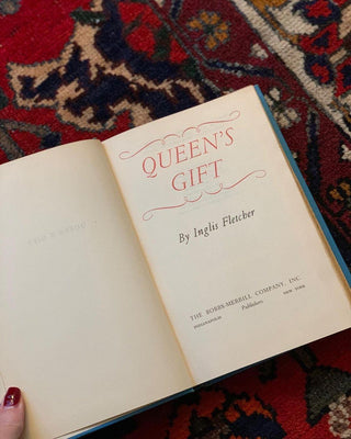 Pair of Blue Queen Books (Set of 2)