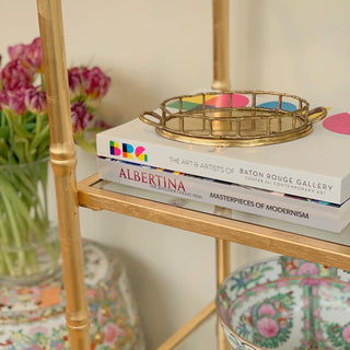 Brass Bamboo Tray