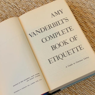 1950s Etiquette Book