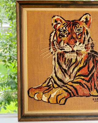 Extra-Large Crewel Tiger