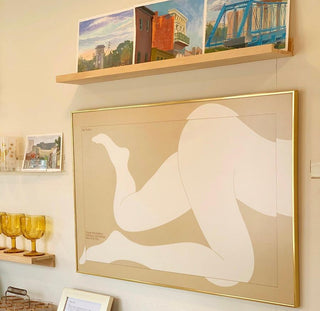 Unframed Reproduction Vintage 1960s Nude Pop Art Poster