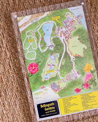 Bellingrath Gardens Guide Map (1960)
