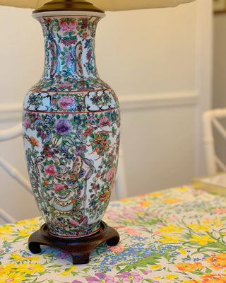Rose Medallion Lamp