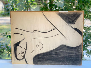"Klimt-Style Reclining Female Nude #3" by Curtis