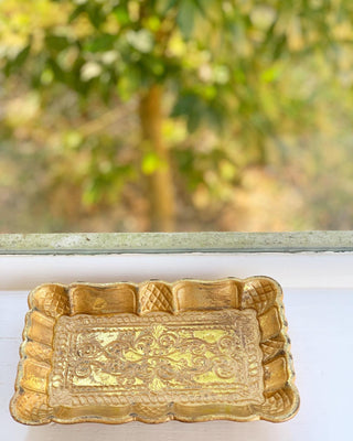 Gold Florentine Tray