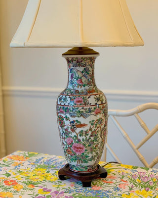 Rose Medallion Lamp