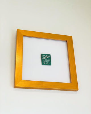 Pat O'Briens Custom Framed Front of Closed Matchbook (Clover & Logo)