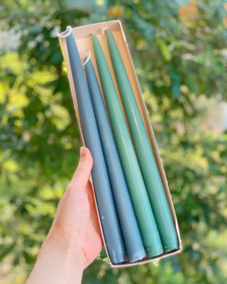Periwinkle Easter Candles (Set of 2)