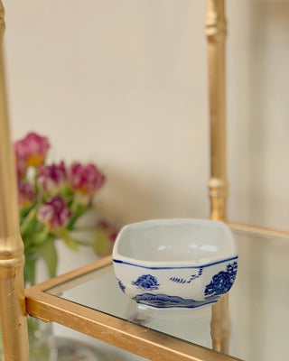Blue & White Chinoiserie Trinket Box