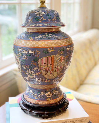 Famille Rose Ginger Jar Lamp