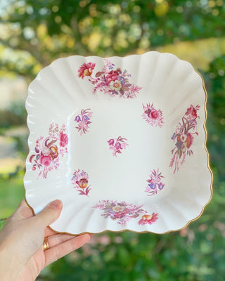 9" Square Veggie Serving Bowl (1960)