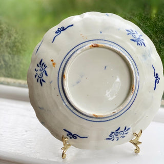 Antique Scallop Imari Plate