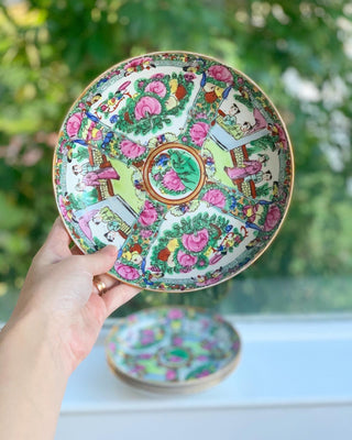 Famille Rose Soup or Salad Bowls (Set of 4)