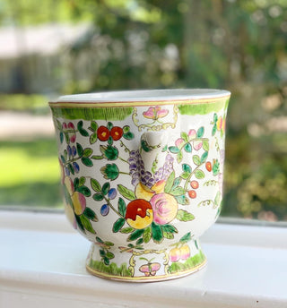 Colorful Fruity Floral Ice Bucket or Cachepot