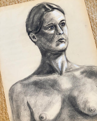 "Front of Female Nude Study #6” by Curtis