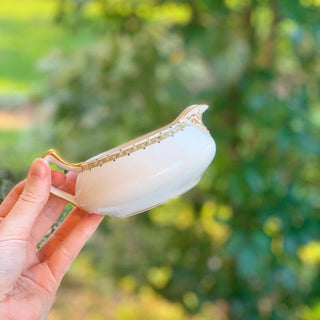 Limoges Greek Key Creamer