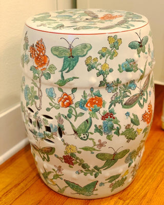 Butterfly Garden Stool