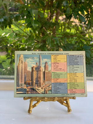 Busy Person's Postcards from Chicago & Smoky Mountains (1940s)