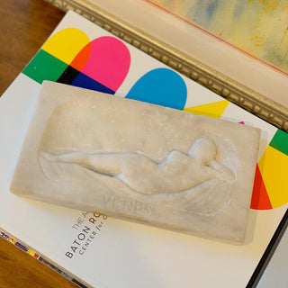 Reclining Venus Relief in Marble