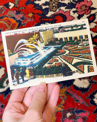 Set of Antique New York City Postcards (1940s)