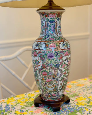 Rose Medallion Lamp