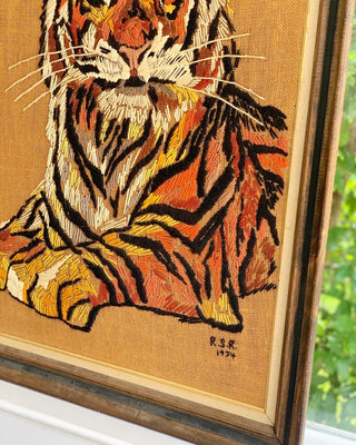 Extra-Large Crewel Tiger