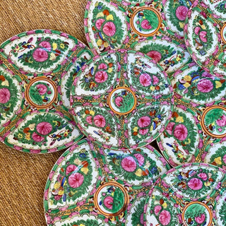 Famille Rose Salad Plates