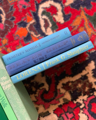 Royal Blue Vintage Book Set